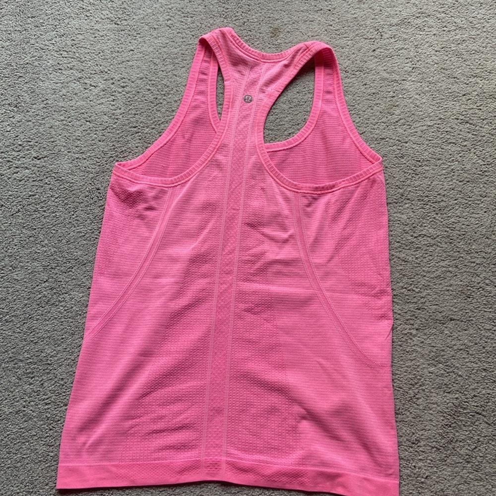 Pink Racerback Tank Top - Picture 2 of 3